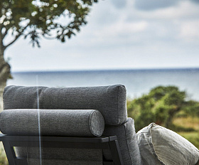 Комплект лаунж мебели Malmo Brafritid с 3-х местным диваном,антрацит/серый, алюминий