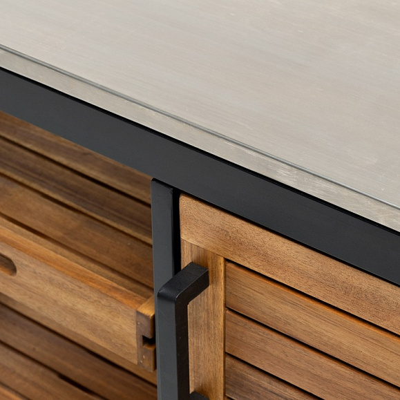 Стол сервировочный NOURD столешница нержавеющая сталь Joygarden фото 8