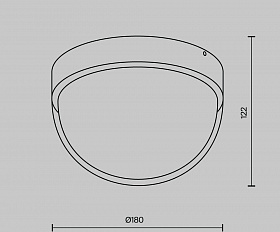 Потолочный светильник Mon Maytoni O438CL-L12GF3K цвет Графит