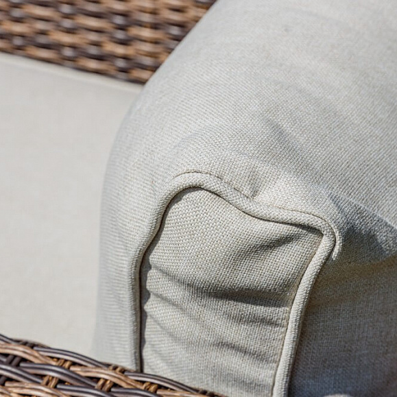 Обеденный комплект Karl Royal Family из искусственного ротанга с обеденным столом, цвет коричневый фото 7