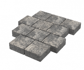 Тротуарная плитка Stellard Квадрат 200x200x80 мм Грей