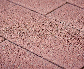 Тротуарная плитка Выбор Паркет мультиформатный Б.9.Псм.8 80 мм Красный Гранит