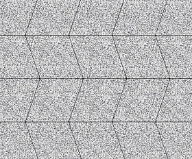 Тротуарная плитка Выбор Ромб Б.1.Р.8 Стоунмикс Бело-черный