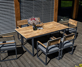 Обеденная группа из алюминия TOPA L Joygarden