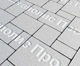 Тротуарная плитка Выбор Мюнхен Б.2. Фсм.6 60 мм гранит Белый