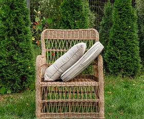 Обеденное кресло Isabella Royal Family из искусственного ротанга, цвет бежевый