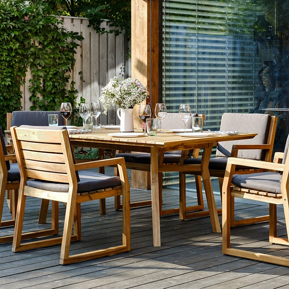 Обеденная группа из акации MODENA на 6 персон Joygarden фото 9