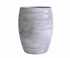 Кашпо Concretika Oval D30 H41 Concrete Grey Light