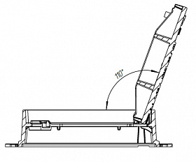 Люк Standartpark квадратный ВЧ ЛК-25-36.08-ВЧ-Ф4.000