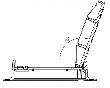 Люк Standartpark квадратный ВЧ ЛК-25-36.08-ВЧ-Ф4.000