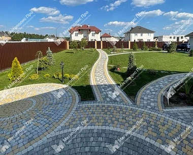 Тротуарная плитка Braer Классико круговая 60 мм. Белый