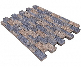 Тротуарная плитка Steinrus Прямоугольник Лайн 200х100х60 мм ST Брик Native