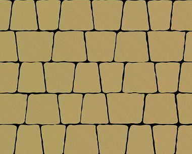 Тротуарная плитка Аттика Steinrus 60 мм Песочный