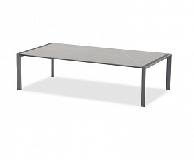 Кофейный стол Stockholm Brafritid антрацит, алюминий/закаленное стекло