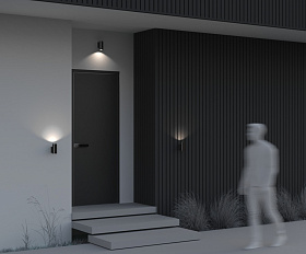 Настенный светильник (бра) Bowery Maytoni O574WL-01B цвет Черный