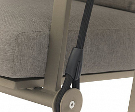 Качели Malmo Brafritid коричневый/коричневый, алюминий/тик