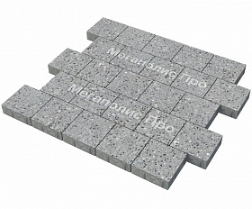 Тротуарная плитка Фабрика Готика Квадрат 200х200х60 мм Галенит FINERRO