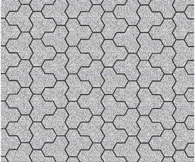 Тротуарная плитка Выбор Трилистник В.7.Ф.10 100 мм Стоунмикс Серый