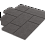 Тротуарная плитка Stellard Мозаика XL 60 мм Дымчатый кварц