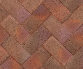 Тротуарная клинкерная брусчатка ЛСР Милан 200х100х50 мм, бордо
