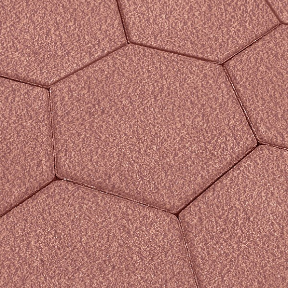 Тротуарная плитка Выбор Соты - Б.3.Ш.6 60 мм Гранит Красный фото 1