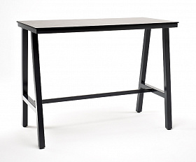 Рио стол барный из HPL 140х70см, H110, цвет столешницы серый гранит