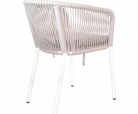 Плетеный стул Марсель 4SIS из роупа (веревки), цвет бежевый