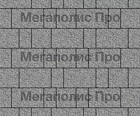 Тротуарная плитка Выбор Старый город 1Ф.6 60 мм. Серый с черным Гранит