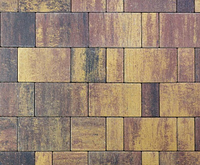 Тротуарная плитка 342 Механический завод Новый Город ColorMix 40мм Виктория