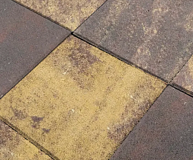 Тротуарная плитка Нобетек Квадрат 2К5ф 300x300x50 Колормикс №21 Магма