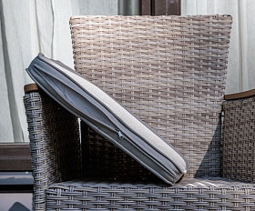 Обеденное кресло Amelia Royal Family из искусственного ротанга, цвет бежевый