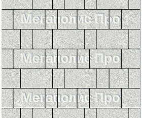 Тротуарная плитка Выбор Старый город 1Ф.6 60 мм. Стоунмикс Белый