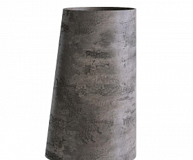 Кашпо Concretika Duet D41 H82 Concrete Grey Dark