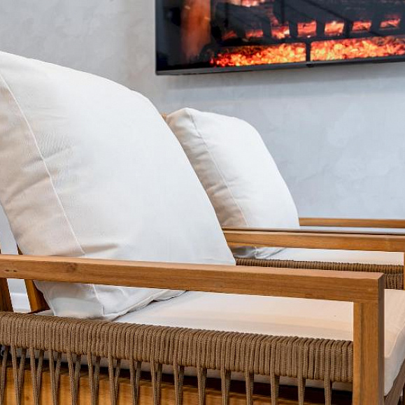 Обеденный комплект Grand Michelle Royal Family из дерева, цвет бежевый фото 8