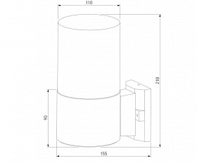 Уличный светильник Elektrostandard Roil IP54 35125/U чёрный/дымчатый плафон