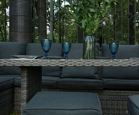 Комплект мебели Zorro Royal Family из искусственного ротанга, цвет серый