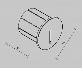 Подсветка для лестниц Lock Maytoni O014SL-L3B3K цвет Черный