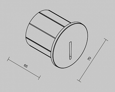 Подсветка для лестниц Lock Maytoni O014SL-L3B3K цвет Черный
