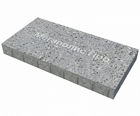 Тротуарная плита Фабрика Готика 600х400х80 мм Галенит FINO