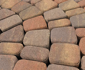 Тротуарная плитка Нобетек Классика 1КЛ6Ф Колормикс №27 Карамель