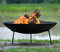 Костровая чаша чугунная Concretika Premium C100, толщина 15 мм