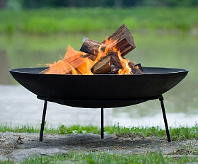 Костровая чаша чугунная Concretika Premium C100, толщина 15 мм