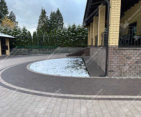 Тротуарная плитка Фабрика Готика Новый Город 80 мм Сильвер 1