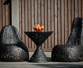 Кресло Vitgarden Self Chair из базальта, цвет черный