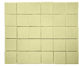 Тротуарная плитка Лидер 40 Квадрат 200х200х60 мм Песочный