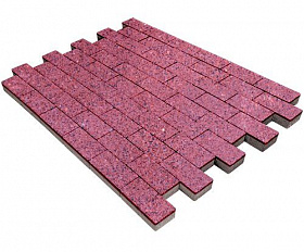 Тротуарная плитка Steinrus Прямоугольник Лайн 200х100х60 мм Сиваш BackWash