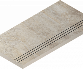 Керамогранитная ступень Italon Манетик X2 Уайт Борt.30X60 Грип