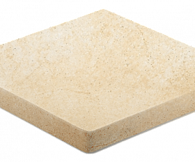 Клинкерная угловая ступень прямоугольная Stroeher Keraplatte Roccia X 920 weizenschnee, 340х340х35х11 мм