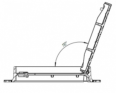 Люк Standartpark квадратный ВЧ ЛК-36.50.08-ВЧ-Ф4.000