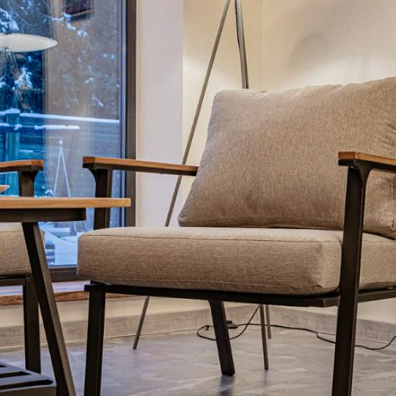 Лаунж-зона Oliver Royal Family алюминий, цвет антрацит фото 9